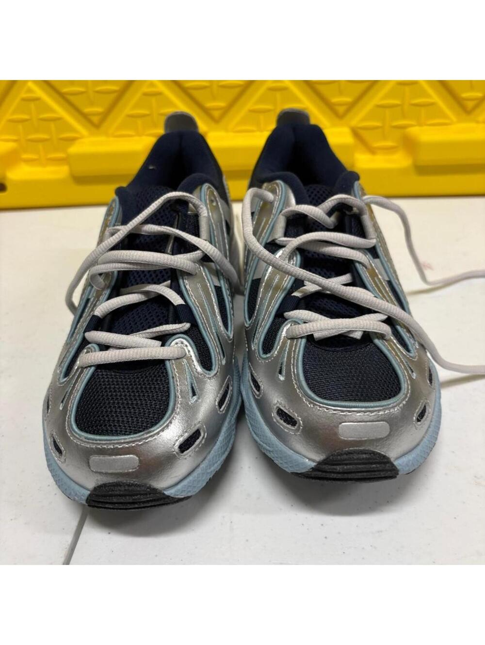 Adidas Equipment Gazelle Navy Silver Metallic Mens Size 5 Running Shoes EE7746